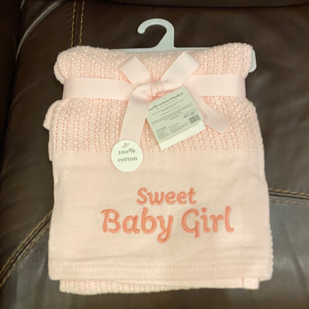Little Me Pink Baby Blanket